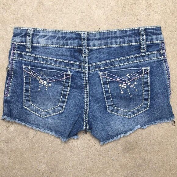 Free style denim shorts. Size 10 - Picture 2 of 5